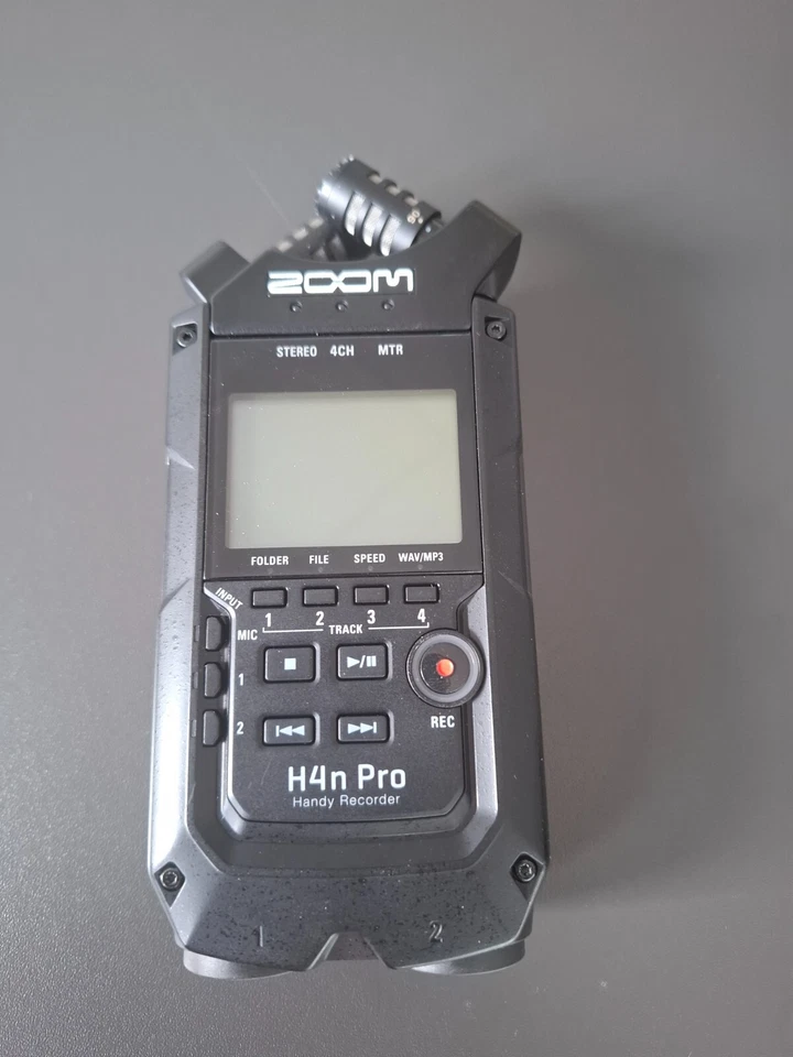 Zoom H4n Pro Tragbarer 4 Kanal Audiorecorder - Schwarz - gebraucht TOP Zustand - Bild 3 von 4