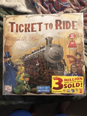 Days of Wonder Ticket To Ride by Alan R. Moon Train Adventure Board Game