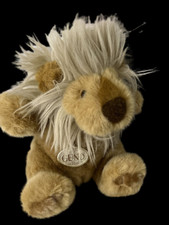1988 Gund Furry Lion Plush 9"