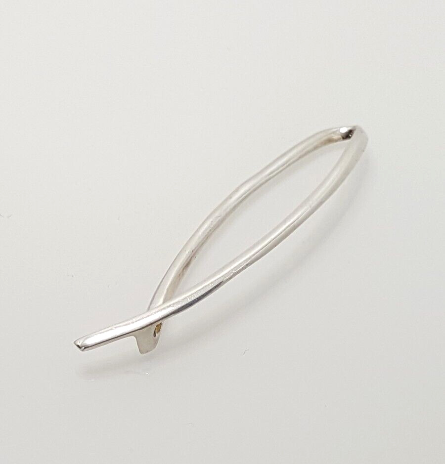 Gorgeous Sparkling Artistic Long Loop Pendant 925… - image 10