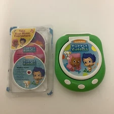 Nickelodeon Bubble Guppies CD Music Disc Player 3 Discs Tested Working RARE
