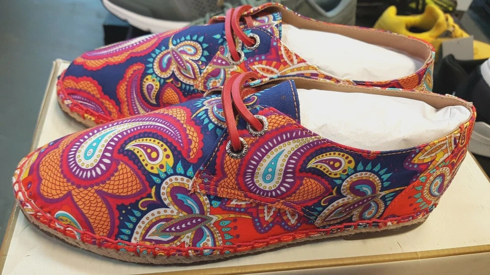 Sebago Women's Persia Print Darien Liberty Art Fabrics Lace up Shoes (US 7) NIB - Image 3 of 4