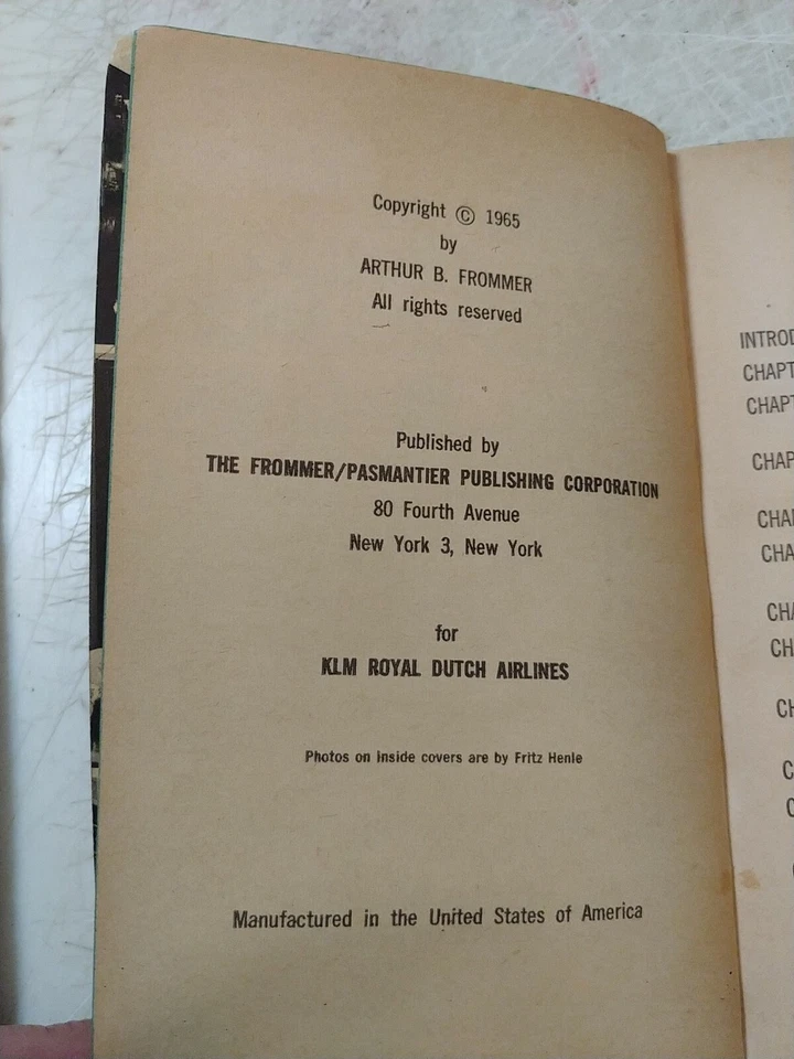 SURPRISING AMSTERMAN GUIDE BOOK KLM 1965 - Image 3 of 4