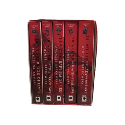 The Complete Witcher Saga Box Set Books 1-5 by Andrzej Sapkowski (2022, PB)