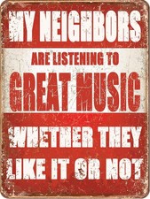 Tin Metal Signs 12 x 8 inch Funny Metal Decor Gift Sign Wall Decor Man Cave Bar