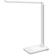 L mpara LED de escritorio regulable con USB, 5 modos, control t ctil y temporiza