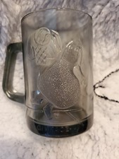 Vintage 1970’s McDonalds drinking glass mug cup Grimace Basketball - Collectible