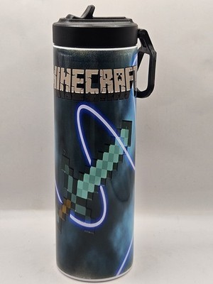 20z TUMBLER CUP gerade Schlürfe Deckel MINE CRAFT inspiriert personalisierte FLASCHE
