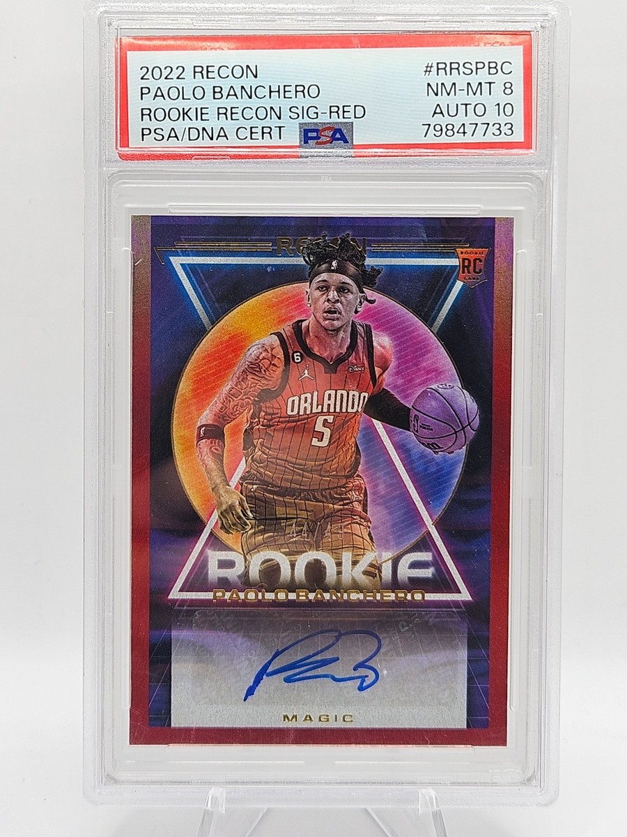 2022-23 Panini Recon - Rookie Recon Signatures Paolo