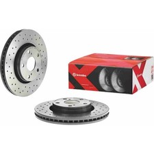 2x Brembo 09.B043.1X Bremsscheibe für TOYOTA AURIS AVENSIS VERSO T27 R2 E18