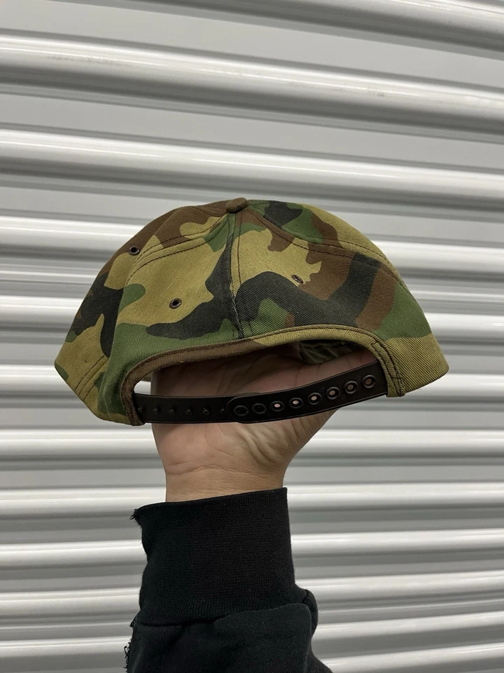 Sombrero a Presión Vintage Años 90 Camuflaje Snap Back K Productos Auto Coche Foto 3 de 4