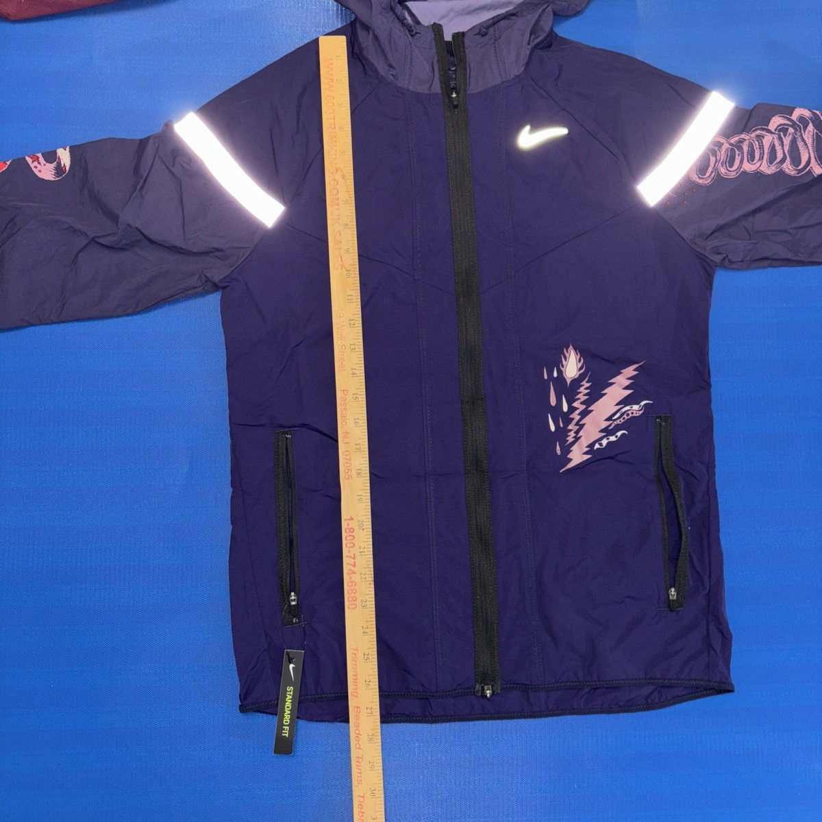 Men's Nike Windrunner Wild Run Jacket Purple Chinese Dragon CJ5820