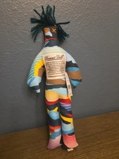 Original Dammit Doll 12" Stress Relief Multicolor Green Hair 12.5" With Tag 2022