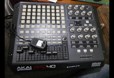 Akai APC40 Ableton DAW Controller USB MIDI Control Surface w/ Power Adapter