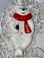 Coca Cola Polar Bear Light Switch Plate Vintage
