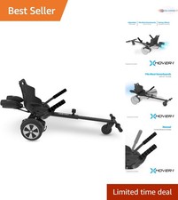Hoverboard Buggy Attachment Aluminum Adjustable Control Easy Install