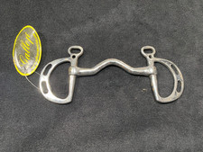 New Gallop Port Mouth Slotted Kimblewick Bit 4.5" 4-1/2"