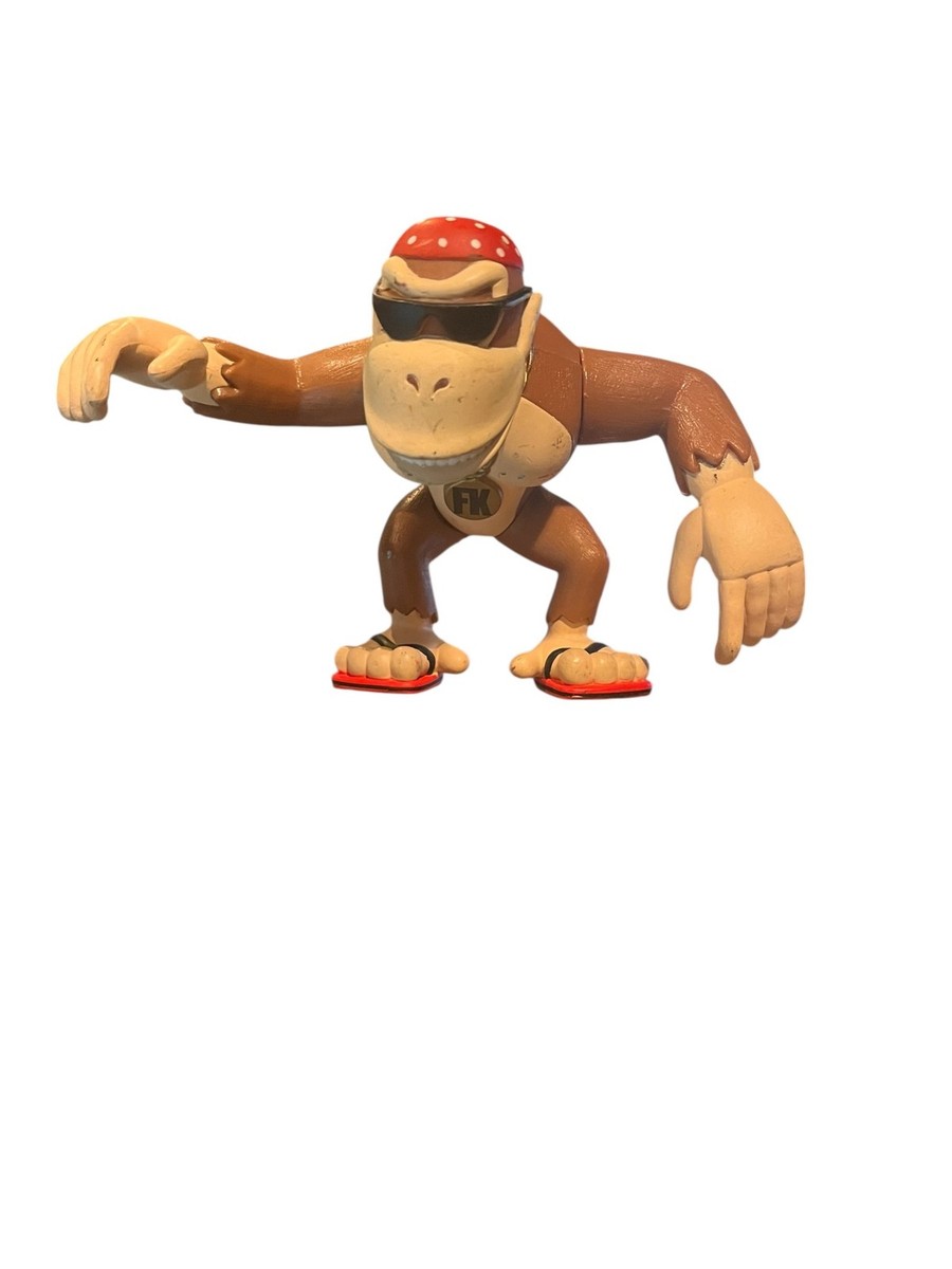 1999 Nintendo 64 Donkey Kong Surfin Funky Kong Action Figure 5
