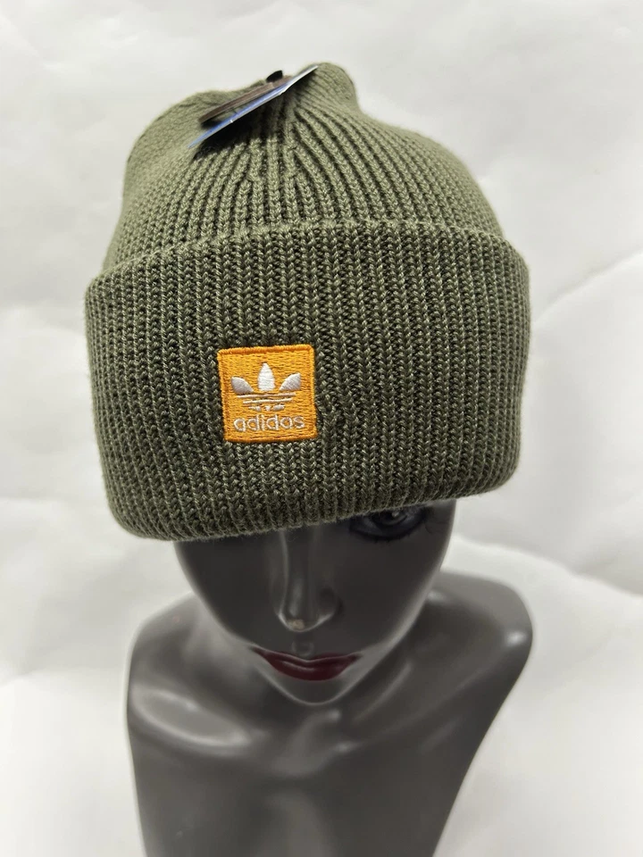 Adidas Unisex Verde Oliva/Naranja/Blanco Terraza OSFA Gorro (SHR) Foto 2 de 4
