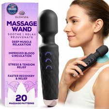 Massager Wand, 8 Speeds, 20 Modes - Personal Massagers Woman - Handheld Massa...