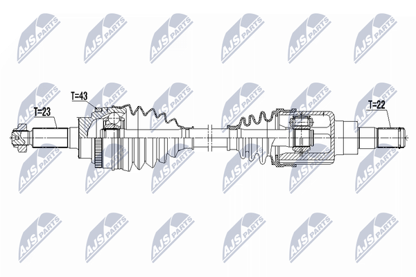 NTY Antriebswelle NPW-SU-075-image