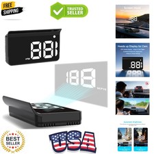 Heads up Display for Cars,Car HUD,Head up Display for Car,Digital GPS HUD Spe...