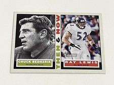 2001 Topps Heritage Football Then and Now - Chuck Bednarik - Philadelphia Eagles