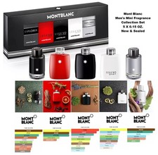Mont Blanc Men's Fragrance Collection Set 5 X 0.15 OZ New Sealed