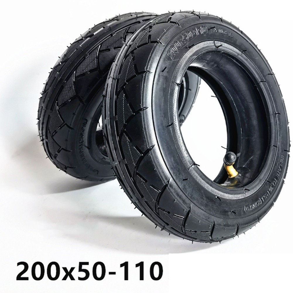 Äußerer Reifen Innenrohr Reifen 200x50-110 77G/306G/383G Bogenventil Schwarz – Bild 6