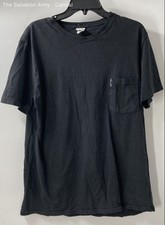 Armani Exchange Mens Black Crew Neck Short Sleeve Pullover T-Shirt Size XL