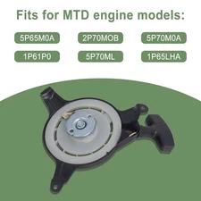 Poweka Recoil Starter Pull Start Assembly for Compatible with MTD Cub-Cadet Troy