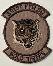US AIR FORCE PATCH: 391st Fighter Squadron F-15 Mountain Home Air Force Base, ID