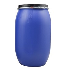 220l Open Top Plastic Barrel Drum Keg Storage Shipping Container