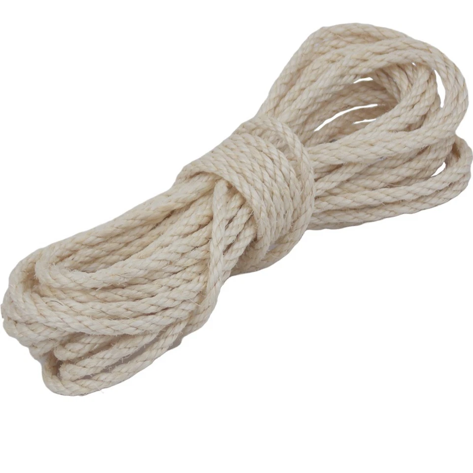 Sisalseil Sisal Seil 6mm-12mm 10-220m Naturseil DIY Kratzbaum von Ropes and More - Bild 2 von 4