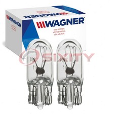 2 Pc Wagner License Plate Light Bulbs For 1976-2008 Pontiac Acadian Ql