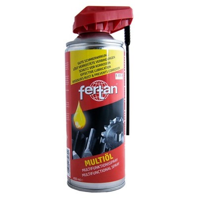 Fertan Multi Öl 400 ml Multifunktionsspray zum Reinigen, Schmieren, Pflegen