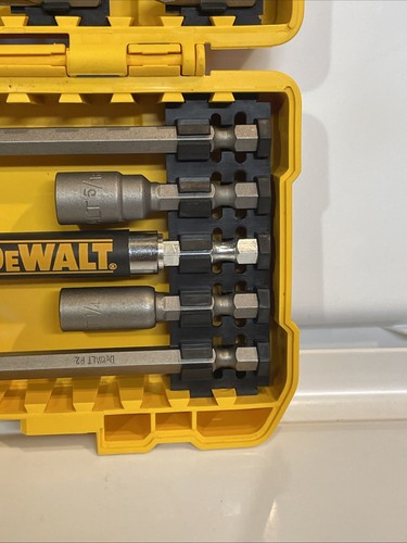 Jeu d'embouts de tournevis DeWALT 45 pièces DW2166 avec étui jaune rigide - NEUF !! - Photo 4/15