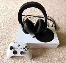Microsoft Xbox Series S Console Bundle w/ Controller, Headset & Cables 512GB