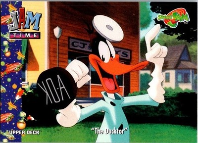 1996-97 Upper Deck Space Jam Movie: Jam Time ''The Ducktor'' (Daffy) #32