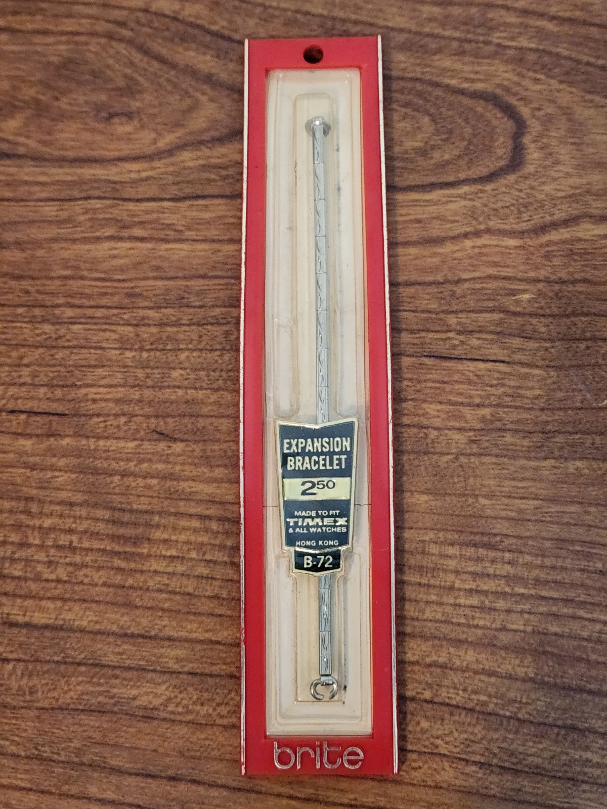 Vintage NOS Brite Silver-Tone Ladies Replacement Watch Band Timex B-72