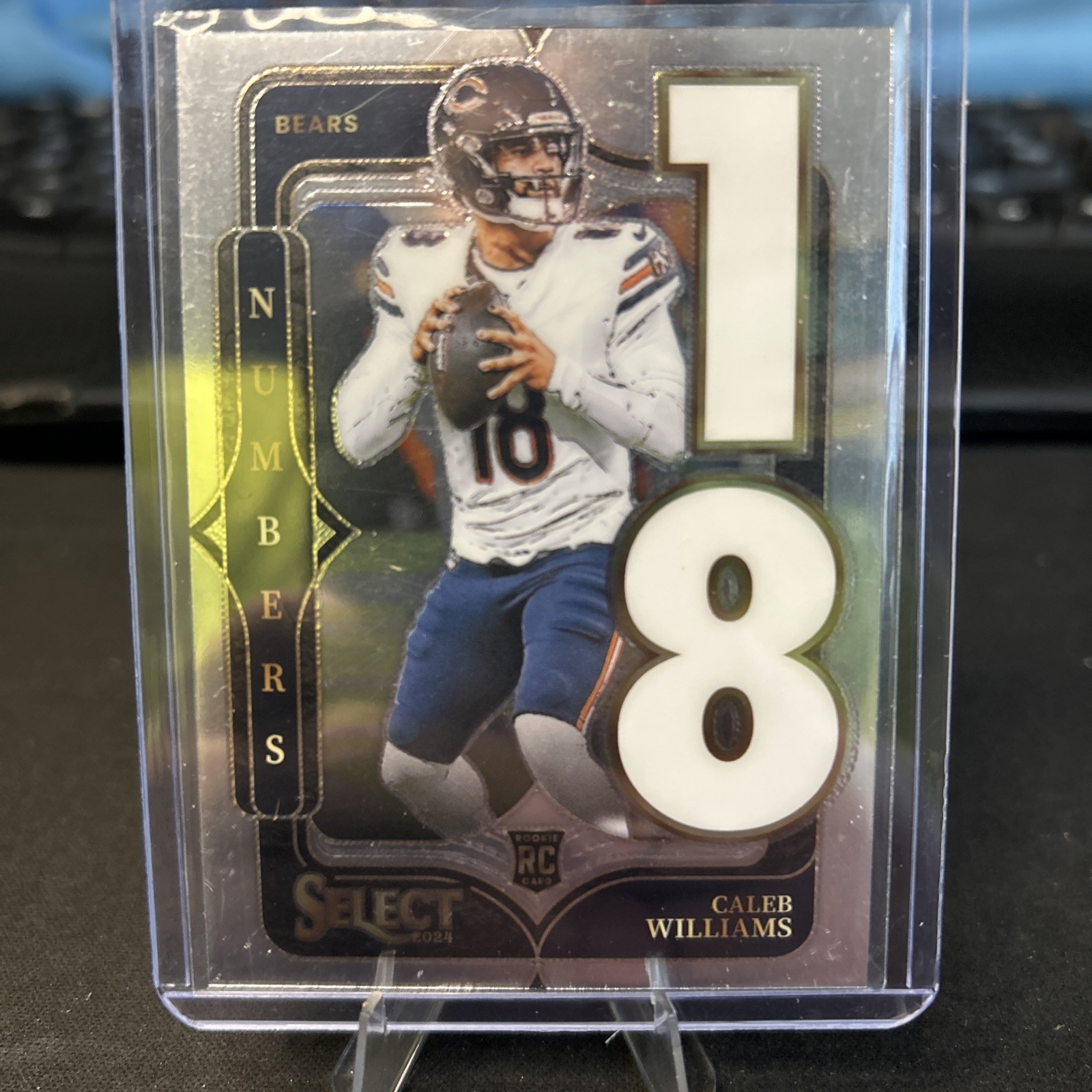 Caleb Williams 2024 Panini Select - Numbers #19 Insert (RC) Chicago Bears Rookie