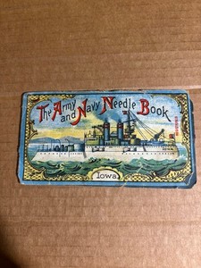Vintage The Army And Navy Needle Book With Needledd