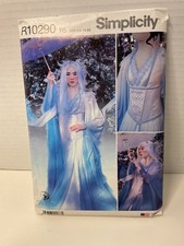 Simplicity R10290 R5 costume fairy long gown corset cosplay size 14-22 Asian
