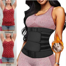 Waist Trainer Women Corset Sauna Sweat Weight Loss Body Shaper Yoga Slimmer Belt