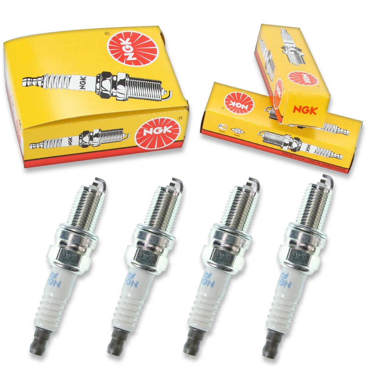 4pcs 2010 Can-Am Spyder RT Limited SE5 NGK Standard Spark Plugs 998cc 60ci lh