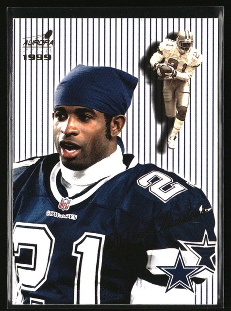 1999 Pacific Aurora #43 Deion Sanders Pinstripes