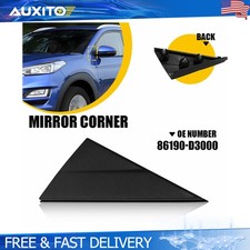 Black Right Side Mirror Corner Molding Fender Trim For 2016-2020 Hyundai Tucson