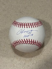 Chipper Jones signed OML baseball w/ HOF 18 ** Fanatics **