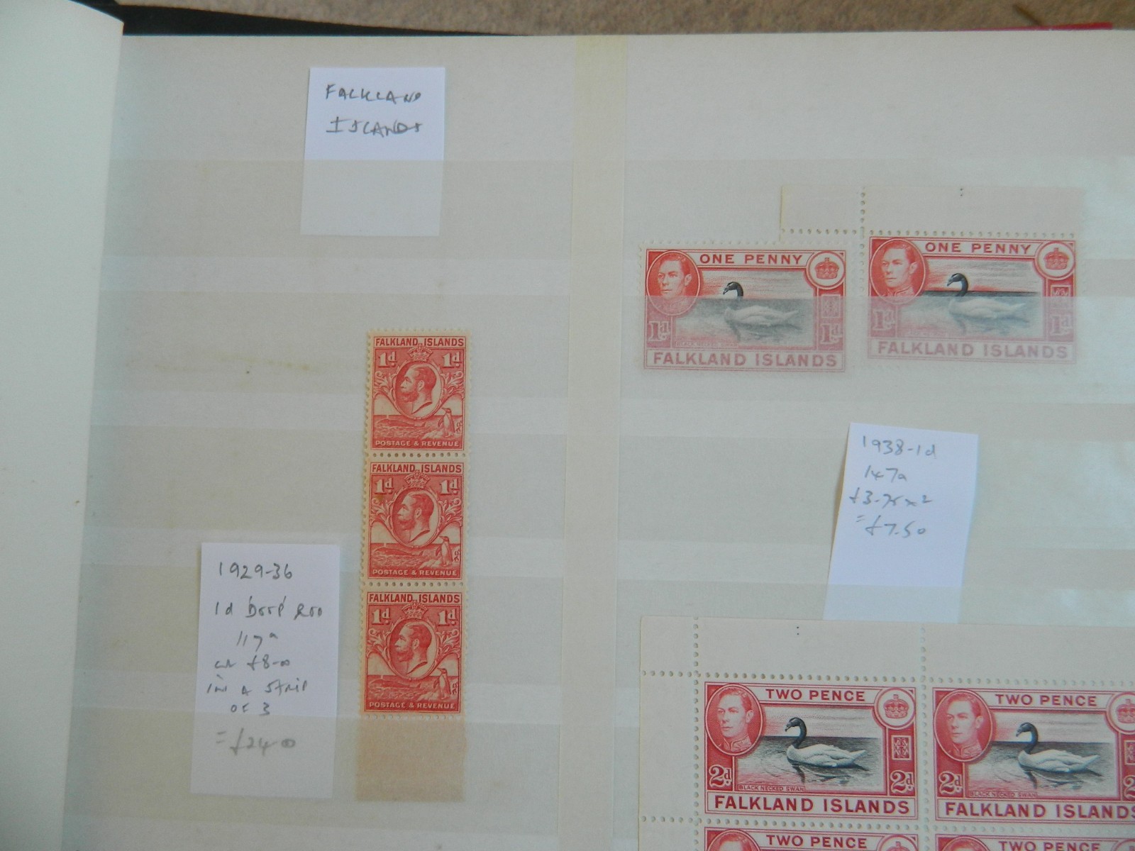 BR. COMMONWEALTH SOUTH ATLANTIC ISLANDS GEORGE V-QEII STAMPS COLLECTION
