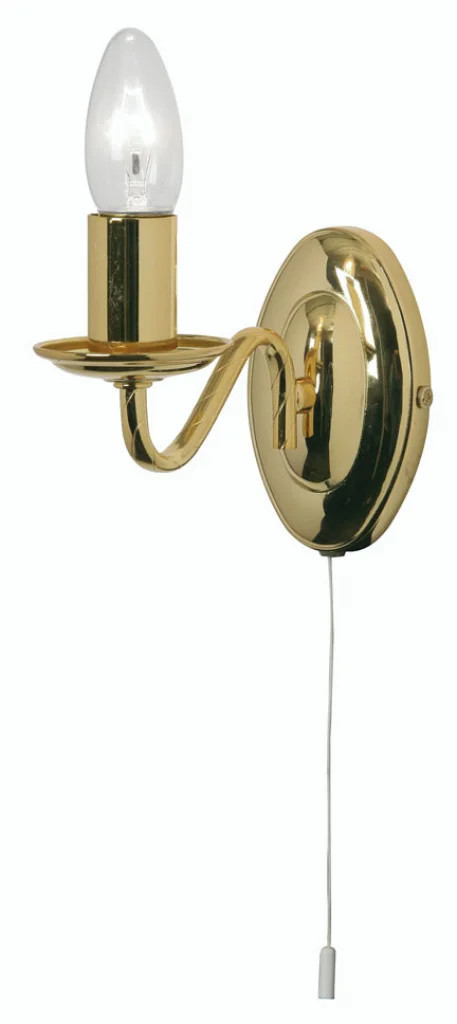 Wall Light Gold Nador Oaks Lighting 8230/1 GO
